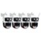 Defender - AI 3K+ Guard Tri-Lens PTZ WIFI Plug-in Security Camera, 360° Tracking, AI Detection, Works w/ Guard App, 4 Pack - White-Front_Standard