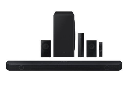 Samsung - HW-Q850D/ZA  7.1.2 Channel Wireless Dolby ATMOS Soundbar + Rear Speakers w/ Q Symphony - Black
