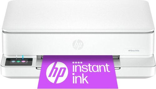HP - Envy 6165e Wireless All-in-One Inkjet Printer with 6 months of Instant Ink included with HP+ - White