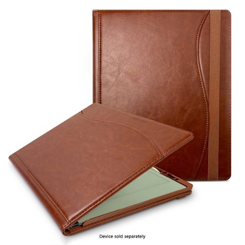 SaharaCase Indy Series Bi-Fold Folio Case for reMarkable Paper Pro - Espresso GLOBAL SHIPPING