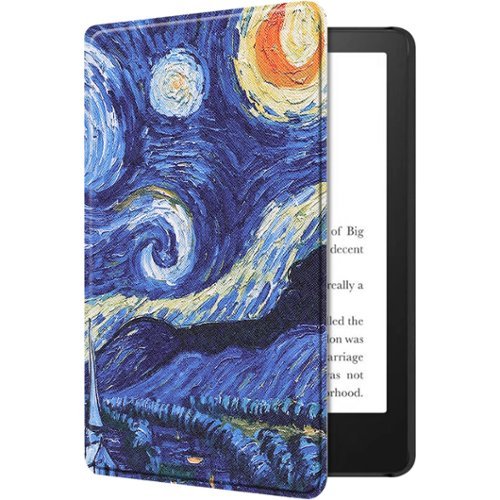 SaharaCase - Venture Series Case for Amazon Kindle Paperwhite (11th Gen, 2021-2022) & Signature Edition (2022) - Blue/White-Left_Standard