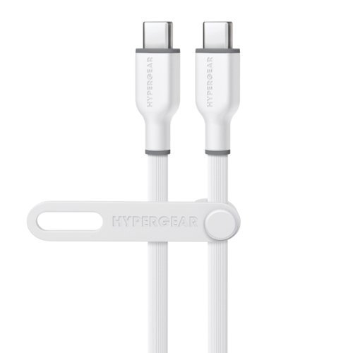 HyperGear - Flexi Pro USB-C to USB-C Soft-Touch Silicone Fast Charge Sync Cable 15 Ft-Front_Standard 