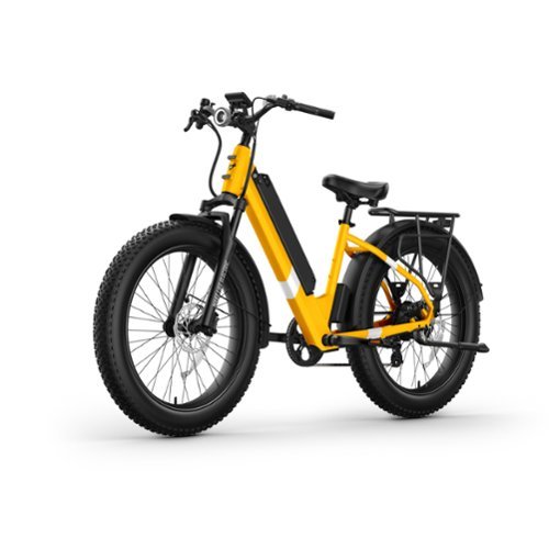 NIU - BQi Fat Tire eBike w/ up to 60 miles Max Operating Range and 28 MPH Max Speed - Yellow