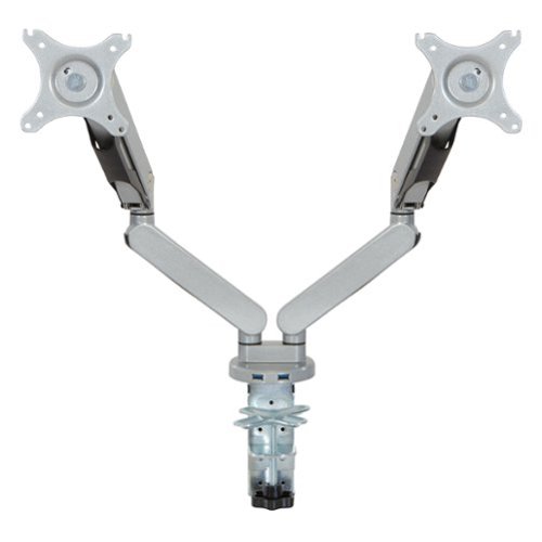 Office Star Products - Double Monitor Arm 17"-30" - Silver