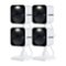 Defender - GO 2K AI POWERED Plug-in Power Indoor/Outdoor Home Security, Baby & Pet Camera - 4 Pack - White-Front_Standard