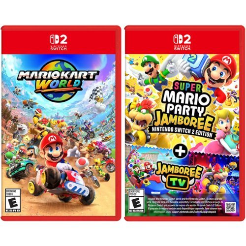 Mario Kart World and Super Mario Party Jamboree Bundle - Nintendo Switch 2 - Nintendo Switch 2-Front_Standard 