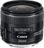 Canon - EF 24mm f/2.8 IS USM Wide-Angle Lens - Black-Front_Standard