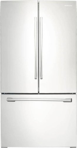 Samsung - 25.5 Cu. Ft. French Door Refrigerator with Internal Water Dispenser - White