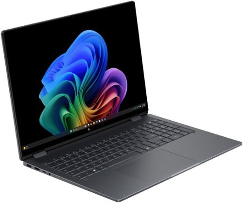 HP OmniBook X Flip 2-in-1 - 16 3K OLED Touchscreen Laptop - Intel Core Ultra 9 (2026) - 32GB Memory - 1TB SSD - Copilot+ - Eclipse Gray SHOP ONLINE