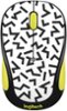 Logitech - Wireless Optical Mouse - Yellow zigzag-Front_Standard