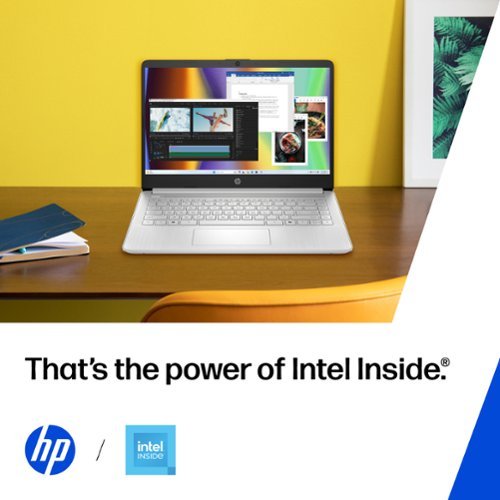 HP 14 Laptop - Intel N150 Processor - 4GB Memory - 128GB UFS - Natural Silver BUY IN EUROPE