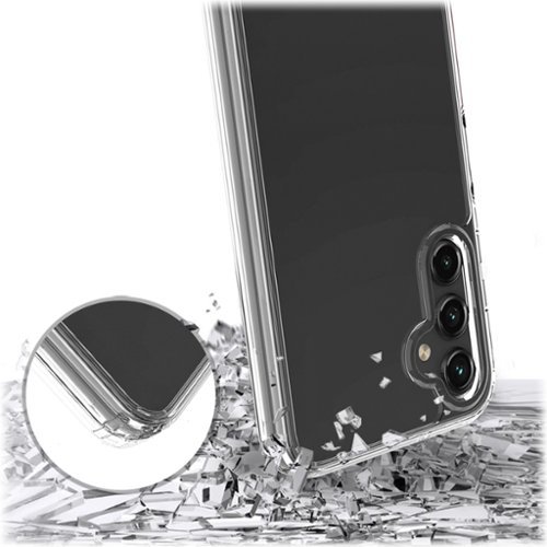 SaharaCase Hybrid-Flex Hard Shell Series Case for Samsung Galaxy A14 5G - Clear GLOBAL SHIPPING