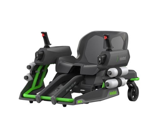 Segway - Ninebot Mecha Kit w/ 8.7 mph Max Speed - Black-Front_Standard 