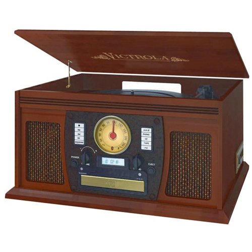  Innovative Technology - Victrola Bluetooth Audio System - Brown