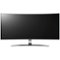 LG - 34UC98-W 34" IPS LED Curved HD 21:9 UltraWide FreeSync Monitor - Black/Silver-Front_Standard