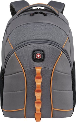  SwissGear - Sun Laptop Backpack - Gray/Orange