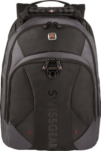  SwissGear - Pulsar Deluxe Laptop Backpack - Black/Gray