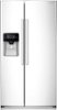 Samsung - 24.5 Cu. Ft. Side-by-Side Refrigerator with Thru-the-Door Ice and Water - White-Front_Standard