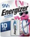 Energizer - Ultimate Lithium 9V Batteries (1 Pack), Lithium 9 Volt Batteries-Front_Standard