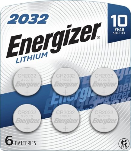 

Energizer 2032 Batteries (6 Pack), 3V Lithium Coin Batteries