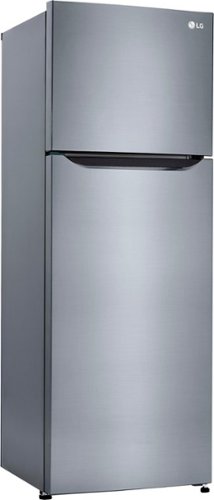 LG - Large Capacity 24” Wide Compact Top-Mount Refrigerator - Platinum-Angle_Standard 