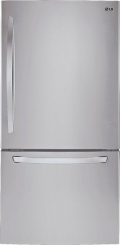  LG - 24.1 Cu. Ft. Large Capacity Bottom Freezer Refrigerator with Ice Maker