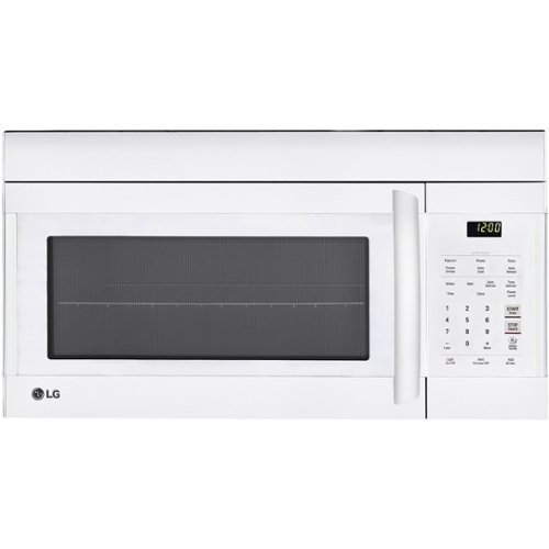 LG - 1.7 Cu. Ft. Over-the-Range Microwave - Smooth White-Front_Standard 