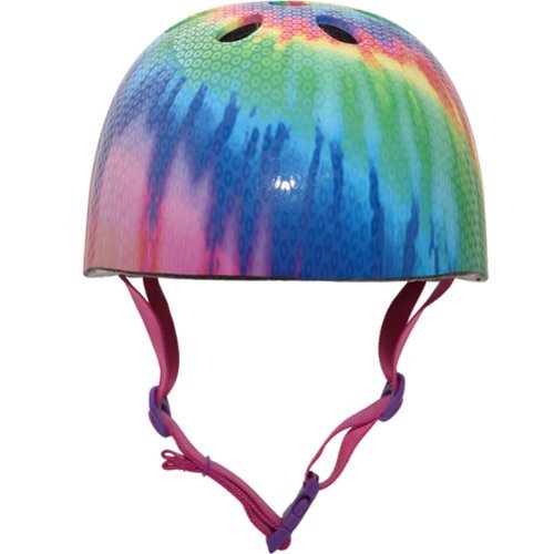 Raskullz Krash Free Spirit Helmet for Bike and Scooter - Youth - Tie Dye WORLDWIDE DELIVERY