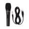 Karaoke USA - Dynamic Microphone - Black-Front_Standard
