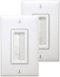 Legrand - In-Wall Low-Voltage Cable Access Plate with Bracket, Pair - White-Angle_Standard