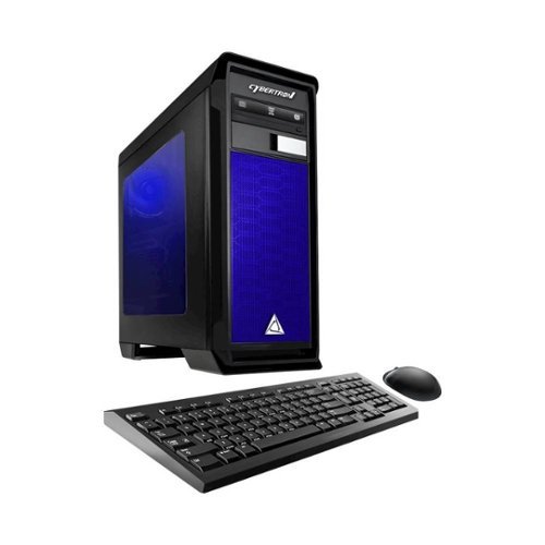 CybertronPC - Desktop - AMD FX-Series - 16GB Memory - NVIDIA GeForce GTX 1050 - 1TB Hard Drive - Blue-Front_Standard 