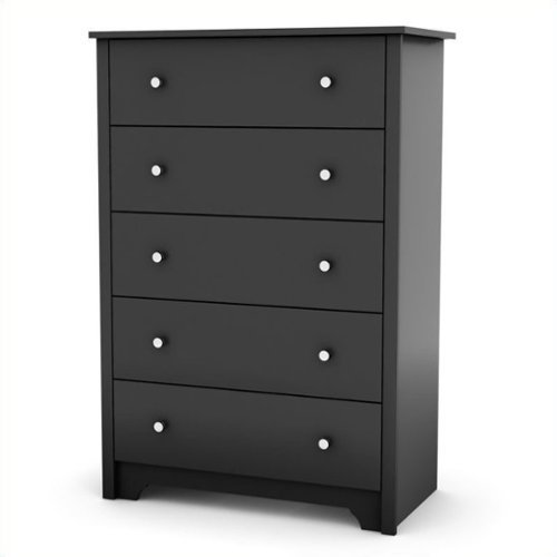  Southwest - Vito Collection 5-Drawer Chest - Black