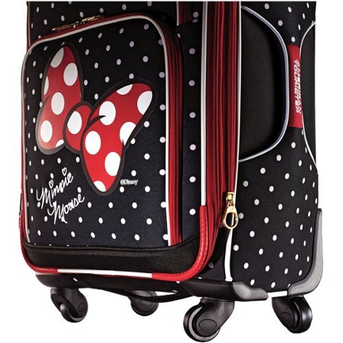 American Tourister Disney 24 Spinner - Minnie Mouse Red Bow GLOBAL SHIPPING