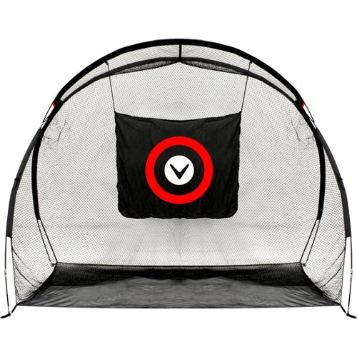 Callaway Golf - 12' Zenith Hitting Net - Black and red