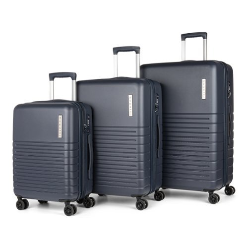 Bugatti - Birmingham Luggage Set (3-Piece) - Navy-Front_Standard 