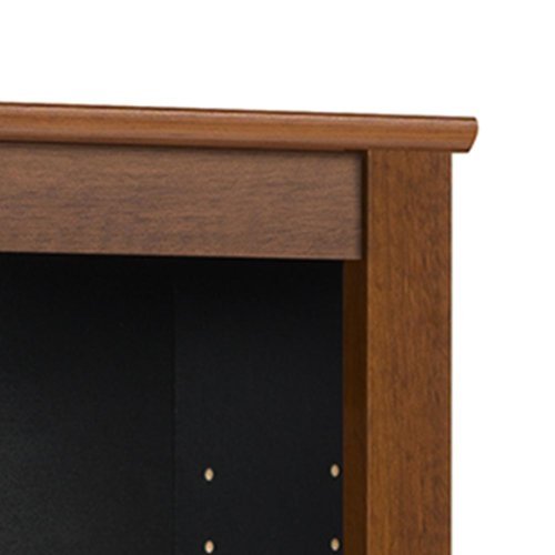  Prepac - Multimedia Storage Cabinet - Cherry/Black