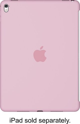 Apple - Silicone Case for 9.7-inch iPad Pro - Light Pink-Front_Standard 