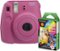 Fujifilm - instax mini 8 Instant Film Camera - Hot Pink-Angle_Standard
