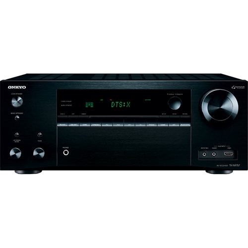  Onkyo - 1260W 7.2-Ch. Network-Ready 4K Ultra HD and 3D Pass-Through A/V Home Theater Receiver - Black