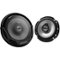 Kenwood - Sports Series 6-1/2" 2-Way Car Speakers with Polypropylene Cones (Pair) - Black-Front_Standard