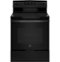 GE - 5.3 Cu. Ft. Freestanding Electric Range with Manual Cleaning - Black-Front_Standard