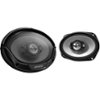 Kenwood - Sports Series 6" x 9" 3-Way Car Speakers with Polypropylene Cones (Pair) - Black-Front_Standard