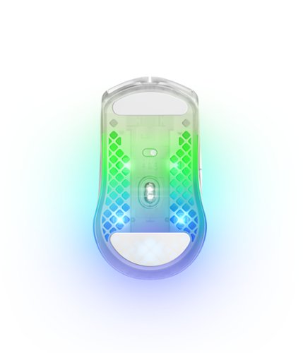 SteelSeries Aerox 3 Super Light Honeycomb Wireless RGB Optical Gaming Mouse - Wireless - Ghost Edition BUY IN MIDDLE EAST