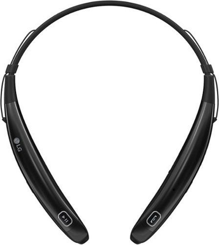  LG - TONE Pro Wireless In-Ear Behind-the-Neck Headphones - Black