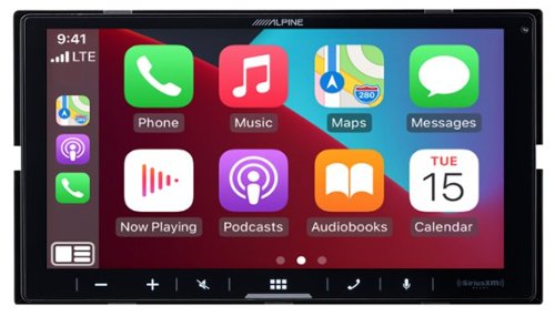 Alpine - 7-inch Shallow-Chassis Digital Multimedia Receiver with SWC Adapter - Black