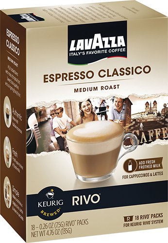  Keurig - Rivo Lavazza Classico Espresso Cups (18-Pack)