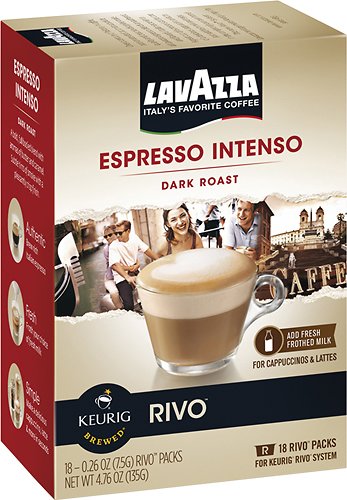  Keurig - Rivo Lavazza Intenso Espresso Cups (18-Pack)