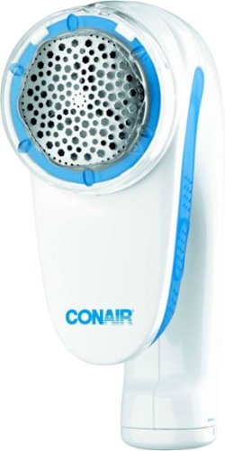Conair - Battery-Operated Fabric Defuzzer - White, Blue