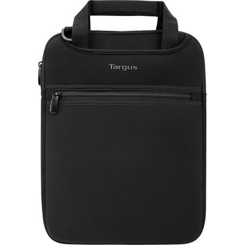 Targus - Vertical Slipcase for 12" Notebooks/Chromebooks - Black