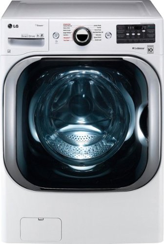  LG - 5.2 Cu. Ft. 14-Cycle Front-Loading Washer - White